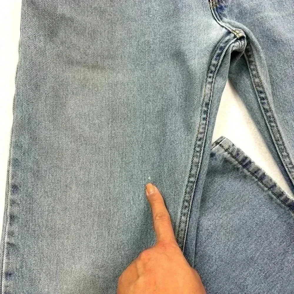 Vintage‎ Levi’s 505 Retro Med Wash Faded Slim Straight Mens Jeans Size 34/32